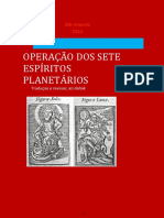 Operação Dos Sete Espíritos Planetários