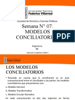 Semana 7 Modelos Conciliatorios