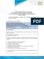 FASE 2 Guía de Actividades y Rúbrica de Evaluación - Unidad 1 - Fase 2 - Contextualización