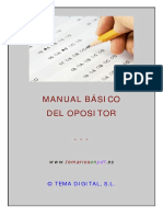 Manual Opositor