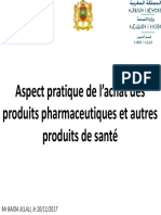 Aspect Pratique de L'achat Des Produits Pharmaceutiques Et Autres Produits de Santé