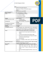 Pediatric Medical Specialist Study Programme Module Faculty of Medicine Universitas Airlangga