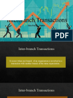 Interbranch Transactions Interbranch Transactions: John Paul G. Dantes John Paul G. Dantes
