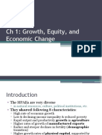 CH 1: Growth, Equity, and Economic Change