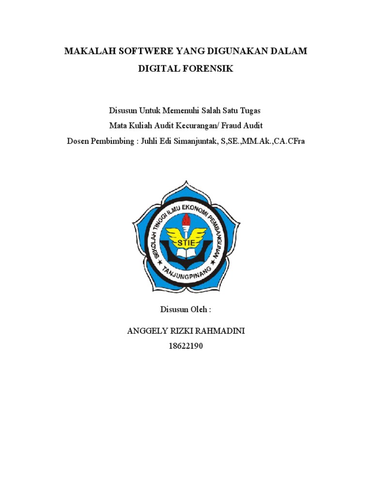 Software Digital Forensik untuk Audit | PDF | Komputer