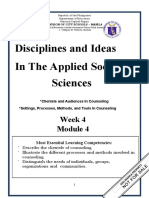 Disciplines and Ideas in The Applied Social Sciences: Week 4