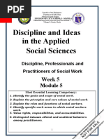 Discipline and Ideas in The Applied Social Sciences: Week 5