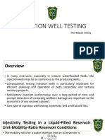 Lecture 10 - Injection Well Testing