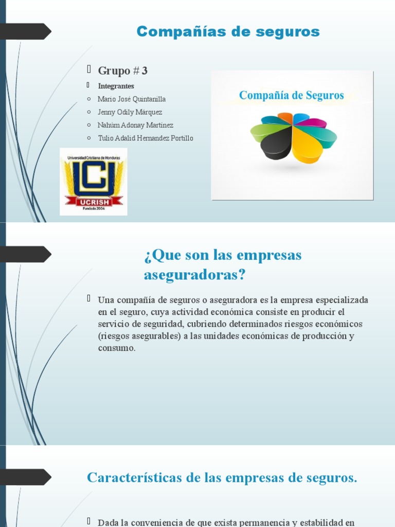 Compañías de Seguros en Honduras | PDF | Reaseguro | Seguro