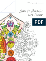 Livro-de-Colorir Mandalas