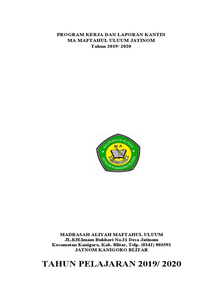 Program Koperasi Kantin | PDF