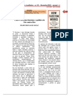 (Resenha) Como o Fascismo Funciona A Política Do Nós Contra Eles