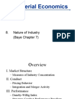 Managerial Economics Industry Analysis