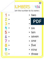 1,2 y 3 PRIMARIA Worksheet Numbers 23 de Abril