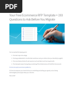 Your Free Ecommerce RFP Template + 193 Questions To Ask Before You Migrate