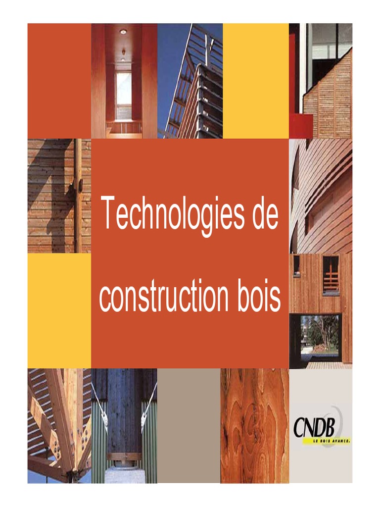 Formation sur les technologies bois | PDF | Bois (matériau de ...
