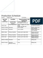 Production Schedule1