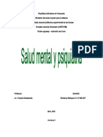 Salud Mental y Psiquiatria, Unidad I