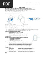 Shear Strength: Types of Soil On The Basis of Shear Strength