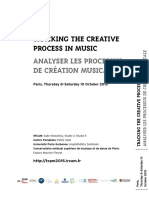 Programme Processus de Création Musicale