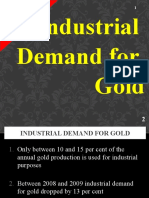 Industrial Demand For Gold