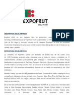 Empresa líder en producción y exportación de frutas y hortalizas argentinas