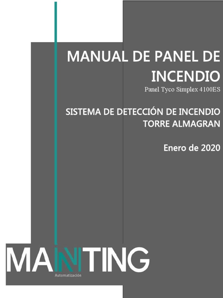 Manual del Panel Simplex 4100ES | PDF | Ingeniería Informática ...