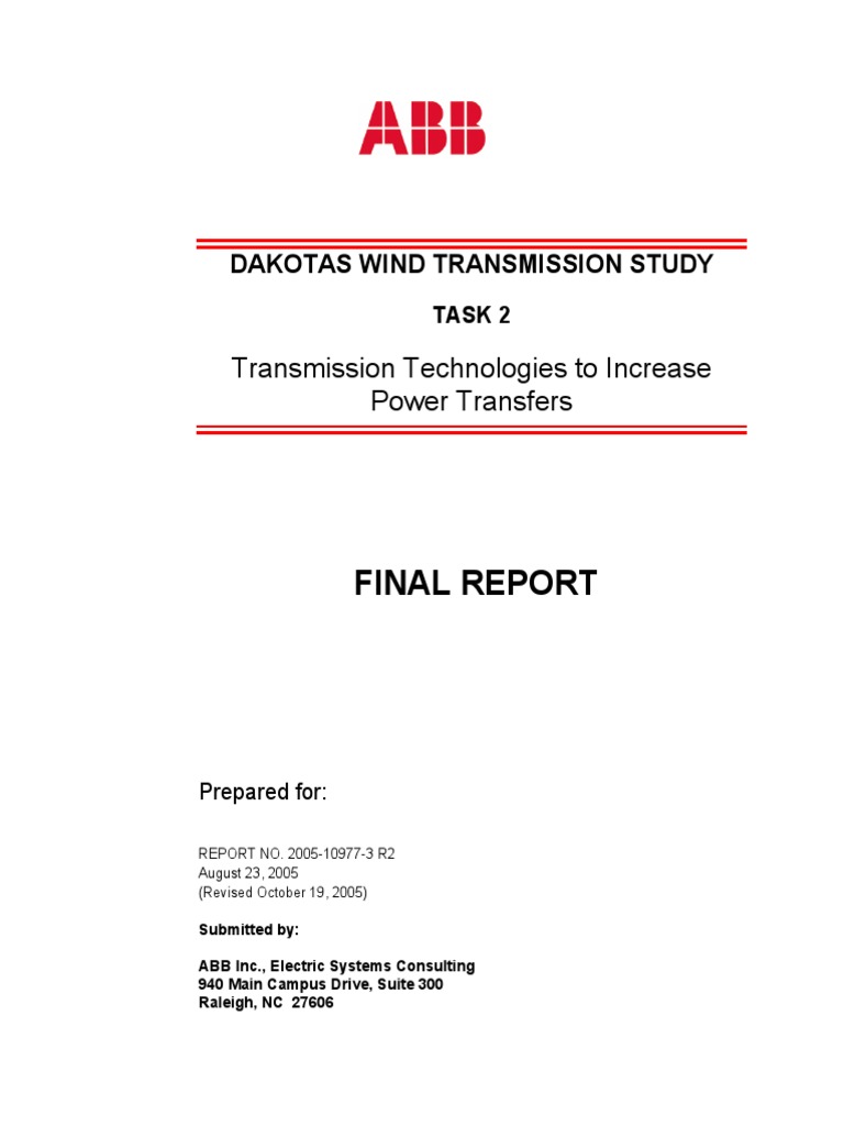 5 Ampacity Final Report Abb | PDF | Electric Power Transmission ...