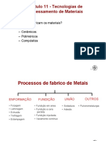 Fabrico de materiais