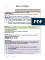 Lesson Plan Format: Standards