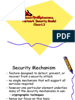 Security Mechanisms, Network Security Model Class-L3