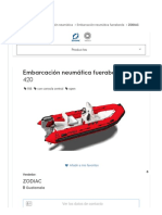 Zodiac Pro 420 embarcación neumática fueraborda
