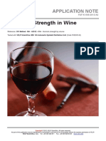 Alcoholic Strength in Wine: Application Note
