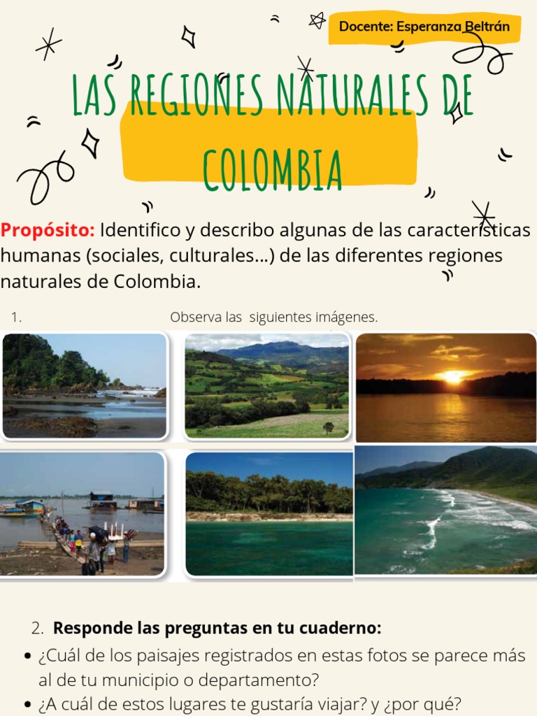 Características de las Regiones Naturales de Colombia | PDF | Estudios ...