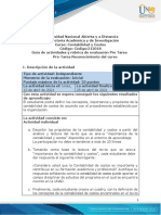 Guía de Actividades y Rúbrica de Evaluación - Pre Tarea - Reconocimiento Del Curso