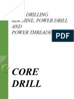 Core Drill Power Drill Power Threader