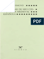 Deyermond, Alan. - El Cantar de Mio Cid y La Epica Medieval Española [1987]