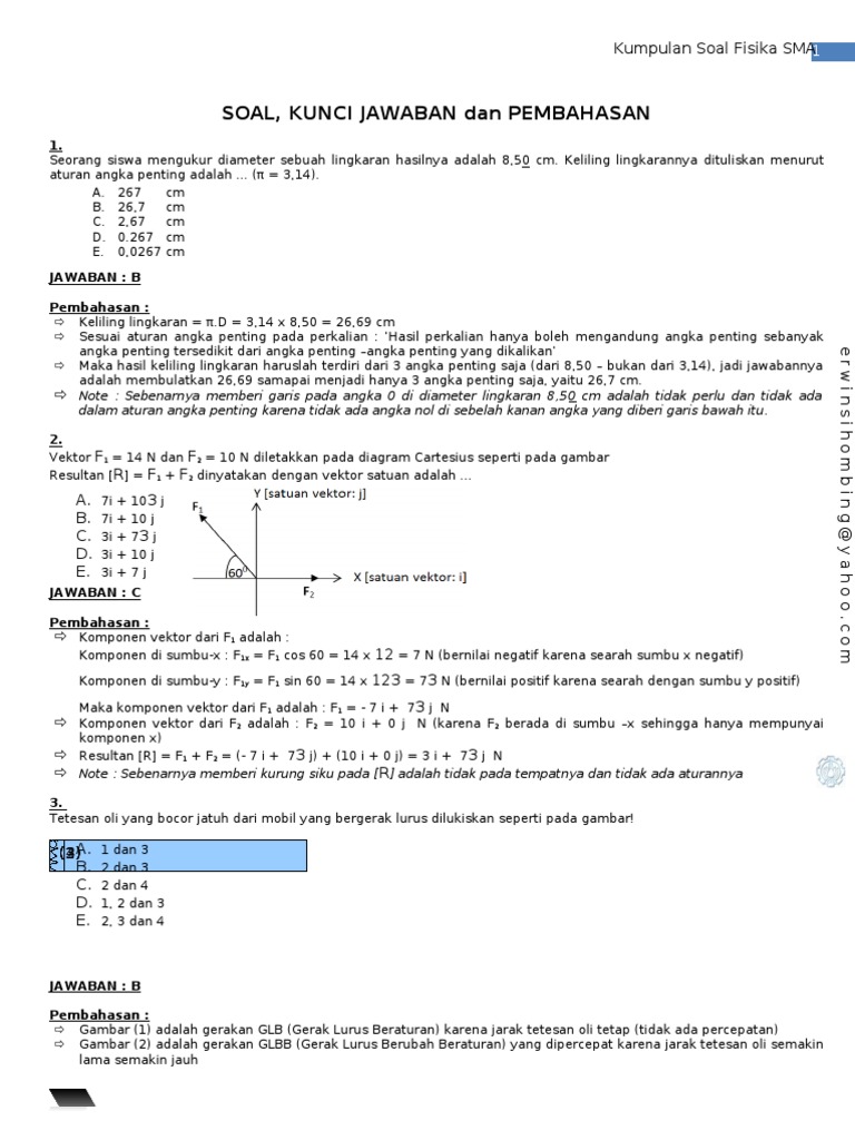 Contoh Soal Fisika Kelas 11 Semester 2 - dancefasr