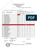 Grading Sheet: Dropped