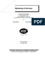Marketing of Services: Barun Dash Roll # IT200310374