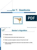 Chapter 7: Deadlocks: Silberschatz, Galvin and Gagne ©2013 Operating System Concepts - 9 Edition