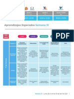 Plan Semanal 31 Aprende en Casa Primaria Compressed