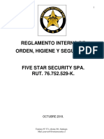 Reglamento Interno Five Star.