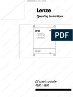 4811.pa.10 Napęd DC 700a Lenze 4800 Manual