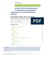 A Systematic Review of Psychosocial Factors Associated With Emotional Adjustment in in Vitro Fertilization Patients