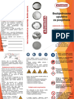 Bezbjednonso Uputstvo Za Posetioce - Alumina Doo