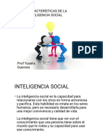 Características de La Inteligencia Social