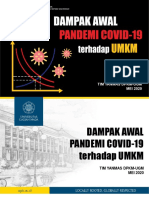 Dampak Awal Pandemi COVID 19 Terhadap UMKM