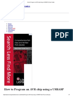 How To Program An AVR Chip Using A USBASP (10-Pin Cable)