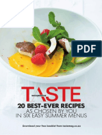 20 Best-Ever Recipes: As Chosen by You in Six Easy Summer Menus